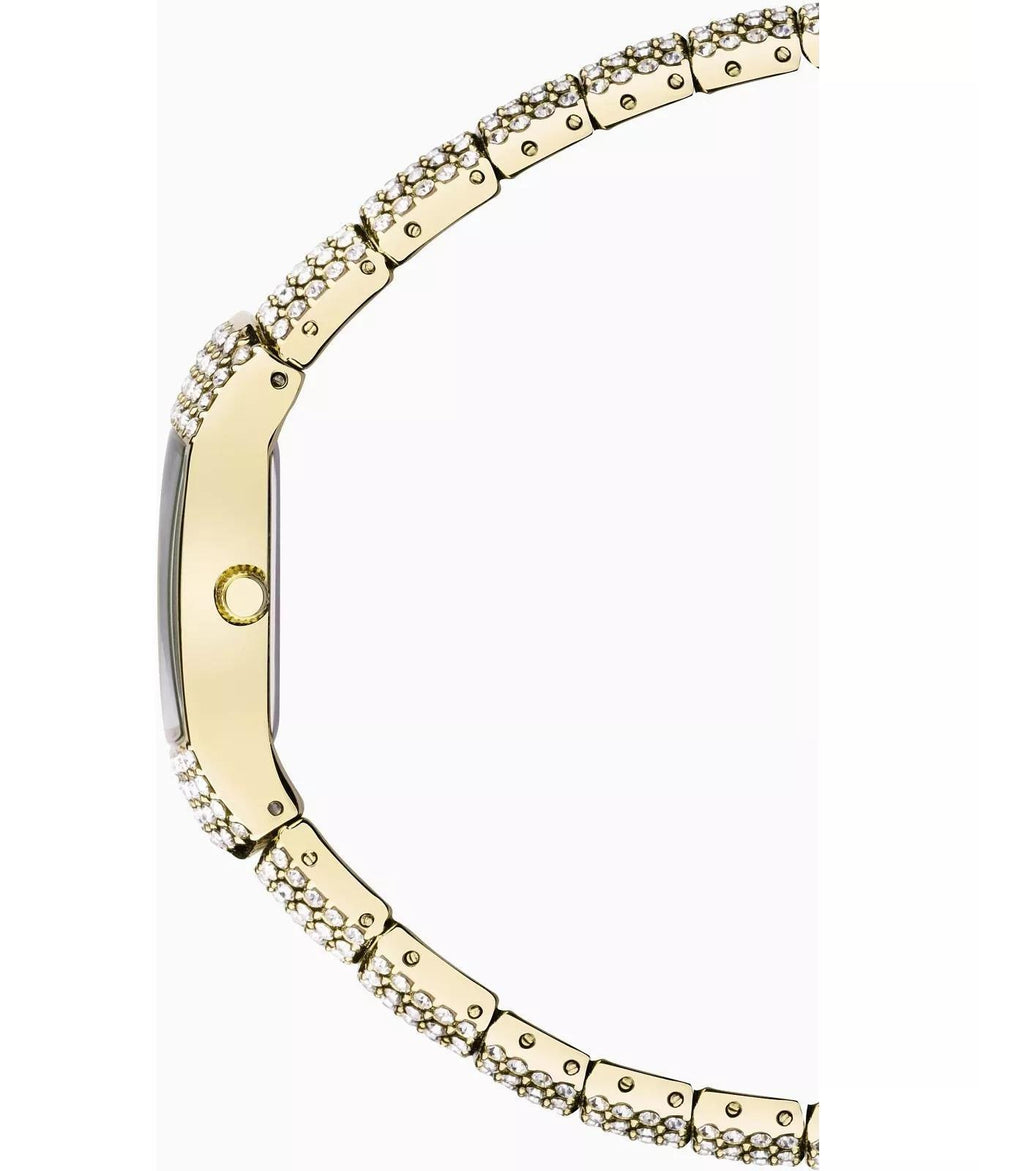 Sekonda Seksy Ladies Bling Gold Case & Alloy Bracelet with Champagne Dial Watch 40468