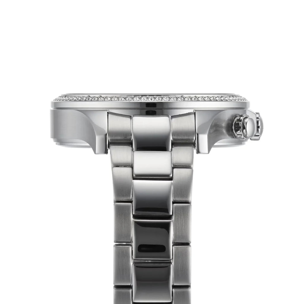 Hugo Boss Womens 1502565 Pandora Silver Tone Stainless Steel Watch With Rose Gold Dial