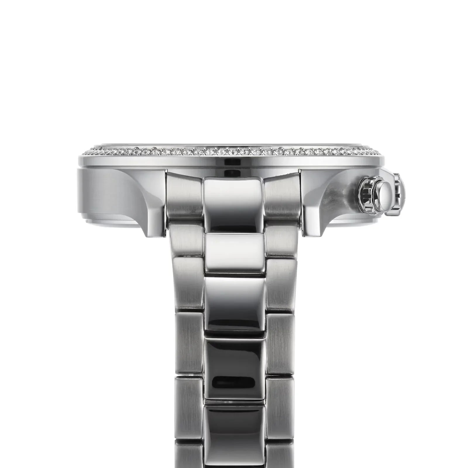 Hugo Boss Womens 1502565 Pandora Silver Tone Stainless Steel Watch With Rose Gold Dial