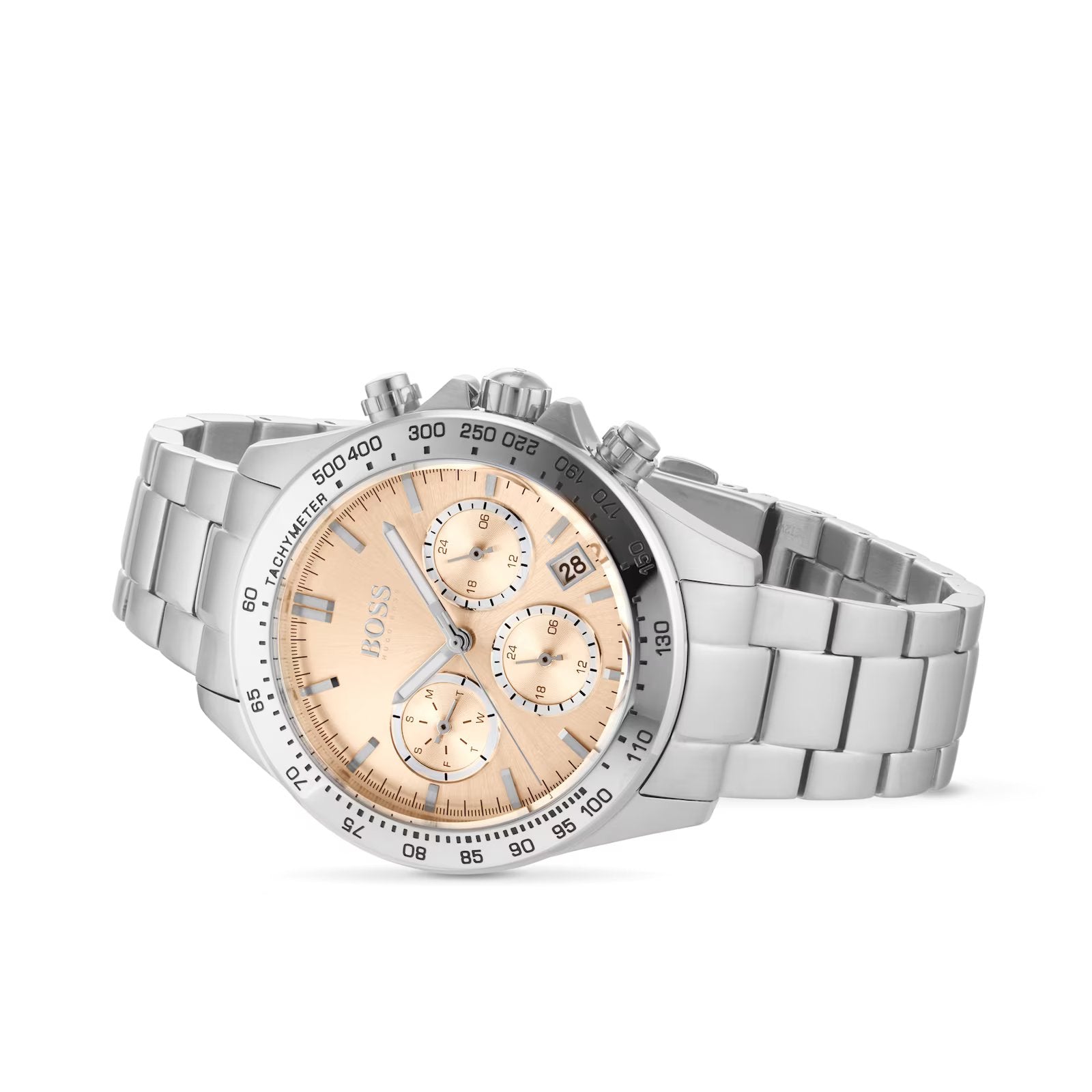 Hugo Boss Womens 1502615 Novia Stainless Steel Watch With Champagne Dial