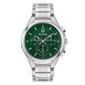 Bulova Curv Mens Green Watch 96a297