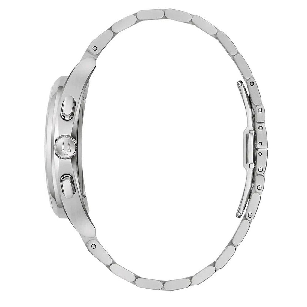 Bulova Curv Mens Grey Watch 96a298