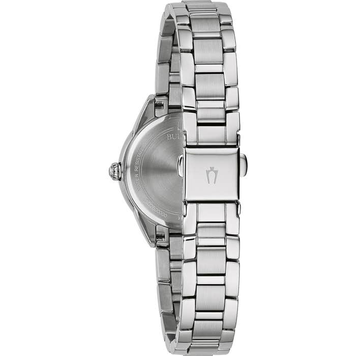 Ladies Steel Sutton Pink Dial Watch 96p249