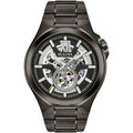 Bulova Maquina Mens Silver Watch 98a179