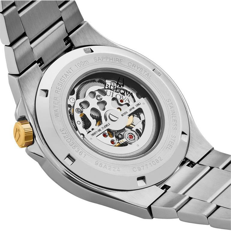 Bulova Maquina Mens Black Watch 98a224