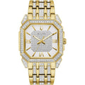 Bulova Crystal Mens White Watch 98a295