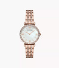 Emporio Armani Mens Ar11294 Rose Gold Tone Stainless Steel Chronograph Watch