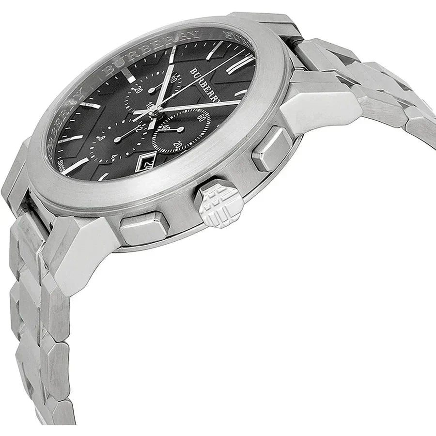 Burberry Mens Watch Chronograph The City Black Bu9351