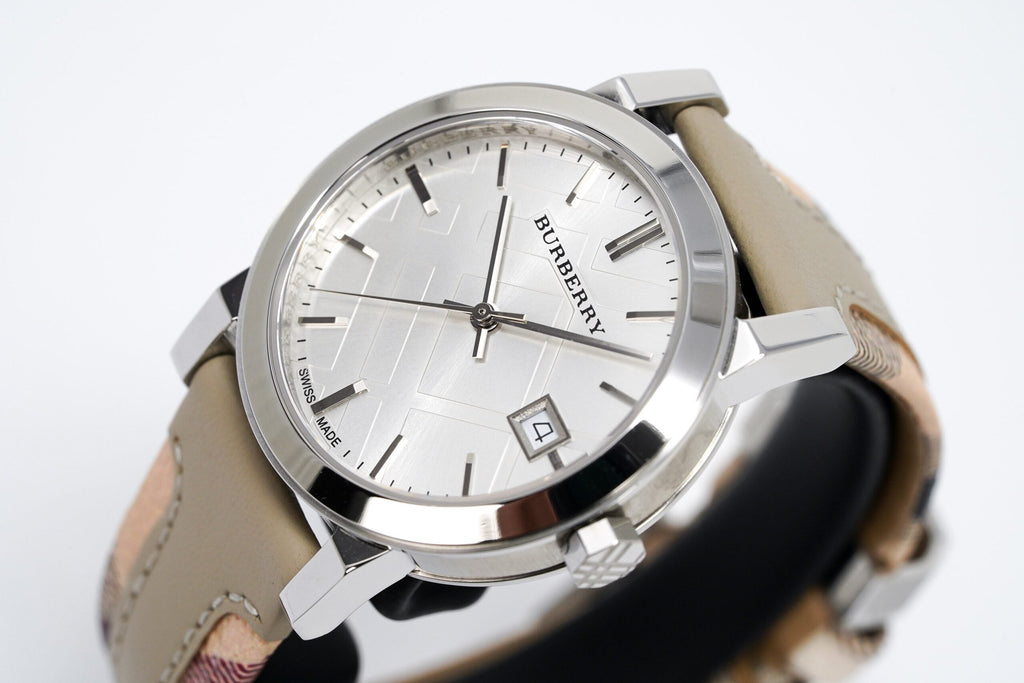 Burberry Ladies Watch The City Haymarket Check Bu9132