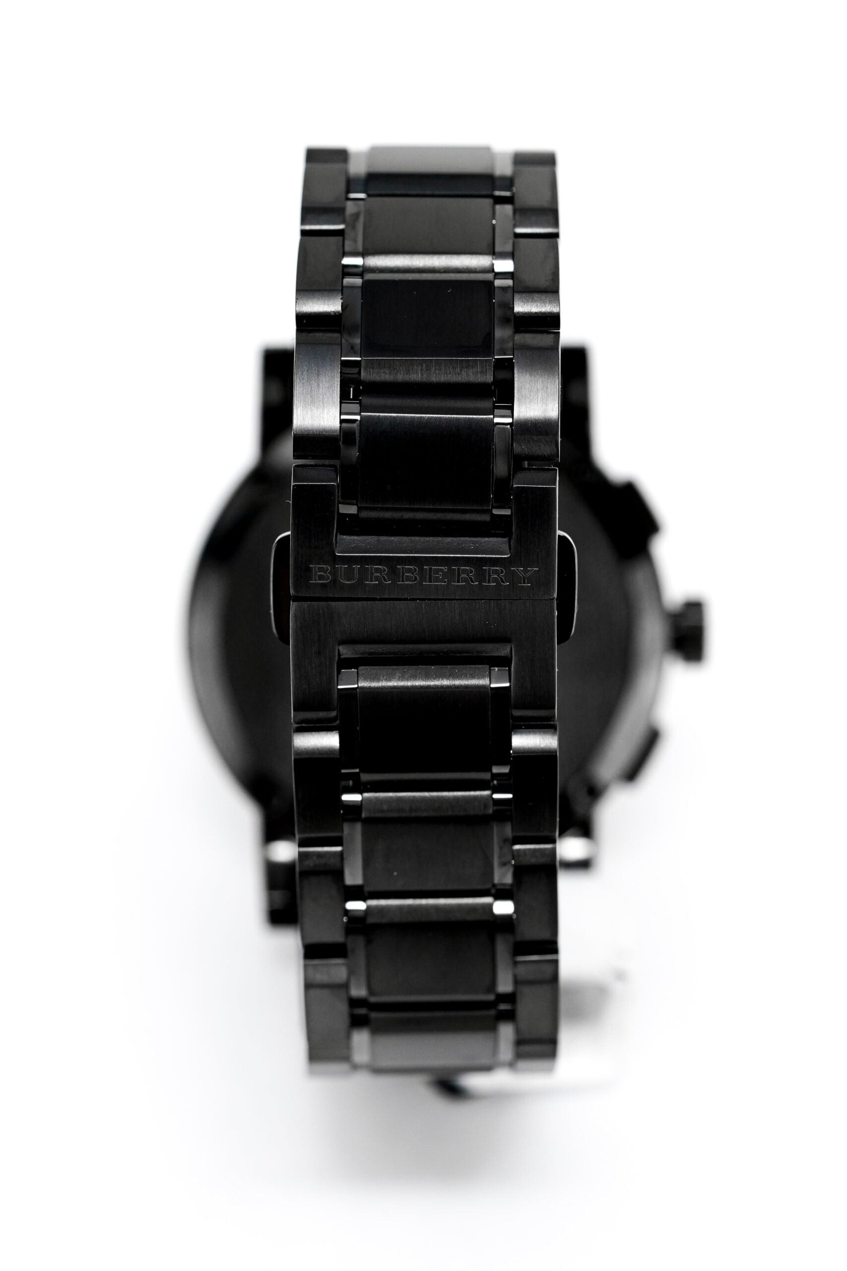 Burberry Mens Watch Chronograph The City Gun Metal Bu9365
