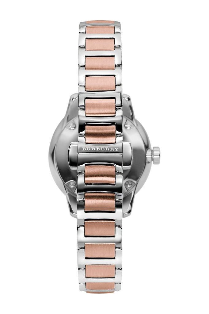 Burberry Ladies Watch Swiss Classic Two Tone Bu10117