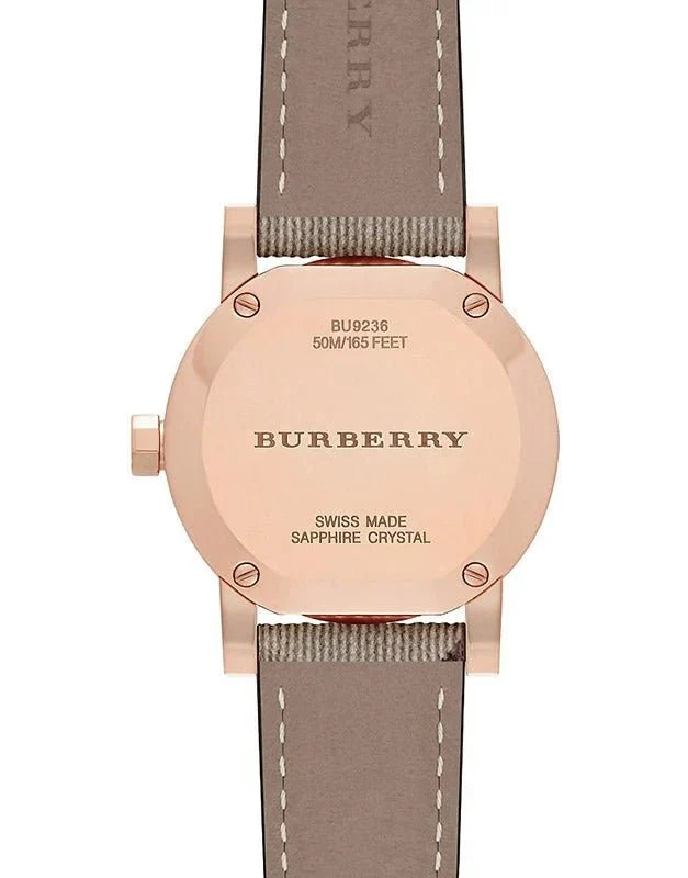 Burberry Ladies Watch The City Rose Gold Bu9236