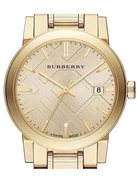 Burberry Ladies Watch The City Yellow Gold Bu9134