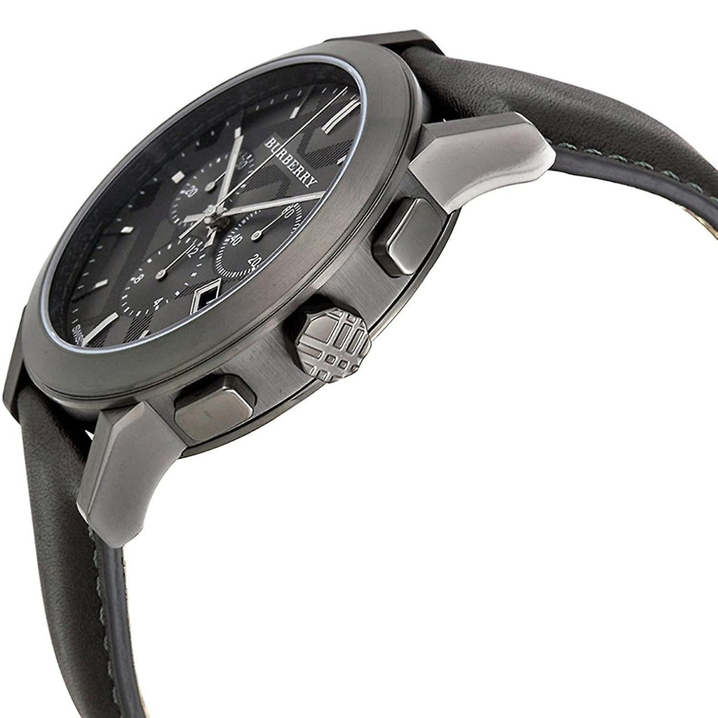 Burberry Mens Watch Chronograph The City Black Bu9364