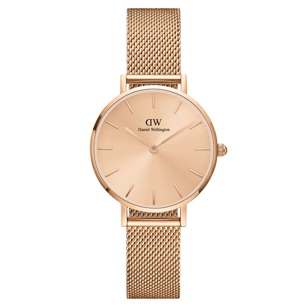 Daniel Wellington Ladies Rose Gold Petite Unitone Watch Dw00100470