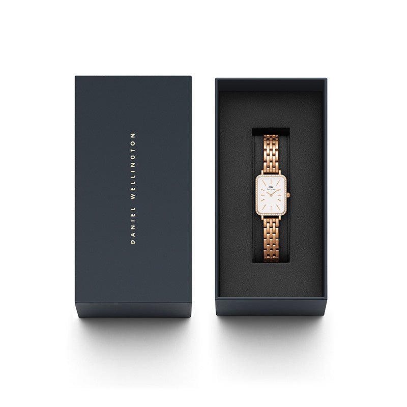 Daniel Wellington Quadro Ladies White Watch Dw00100672