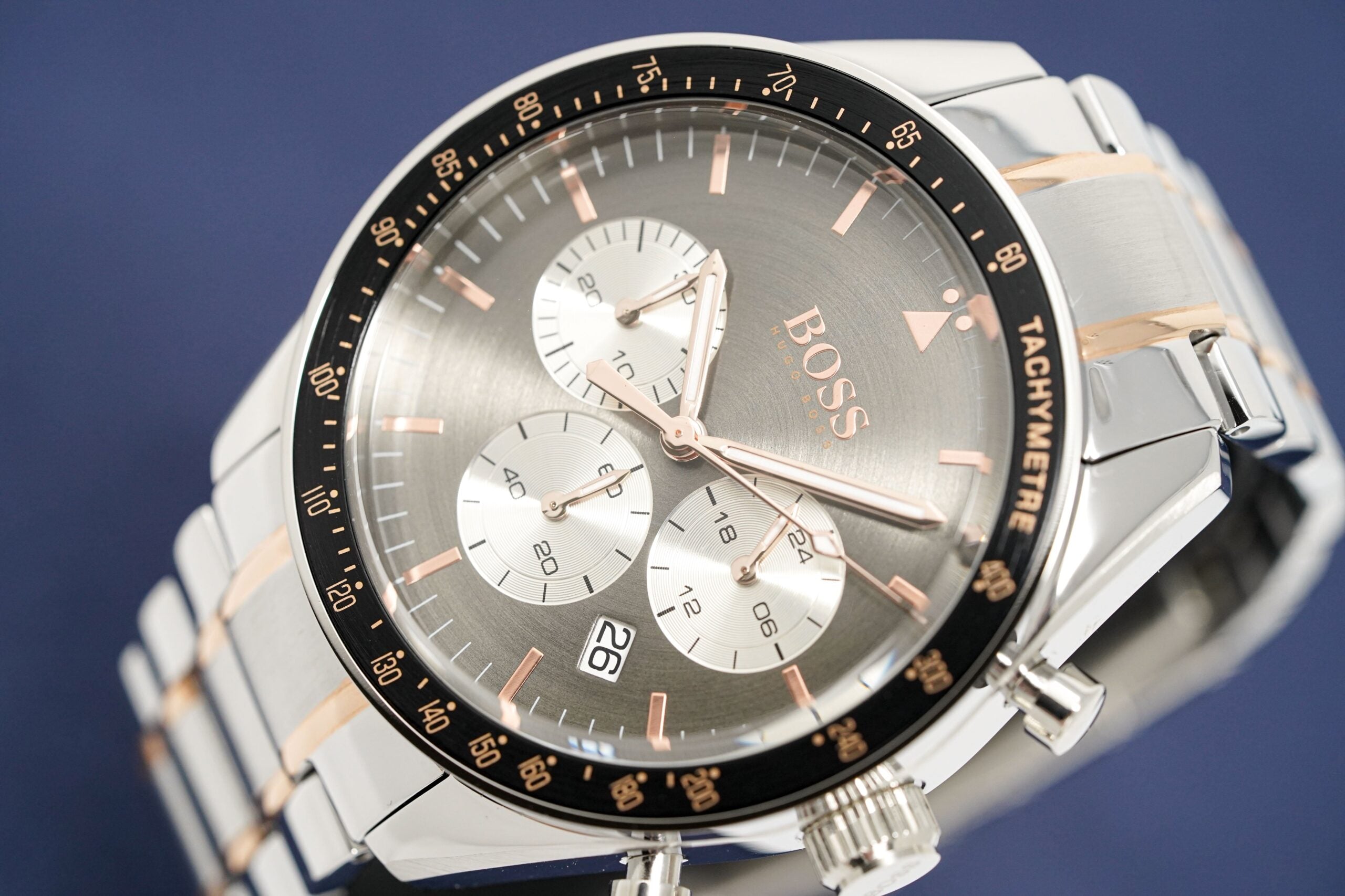 Hugo Boss Men S Watch Chronograph Trophy Grey Hb1513634