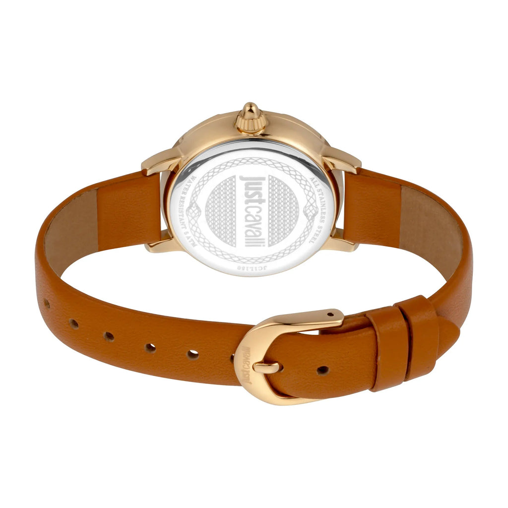 Just Cavalli Brown Leather