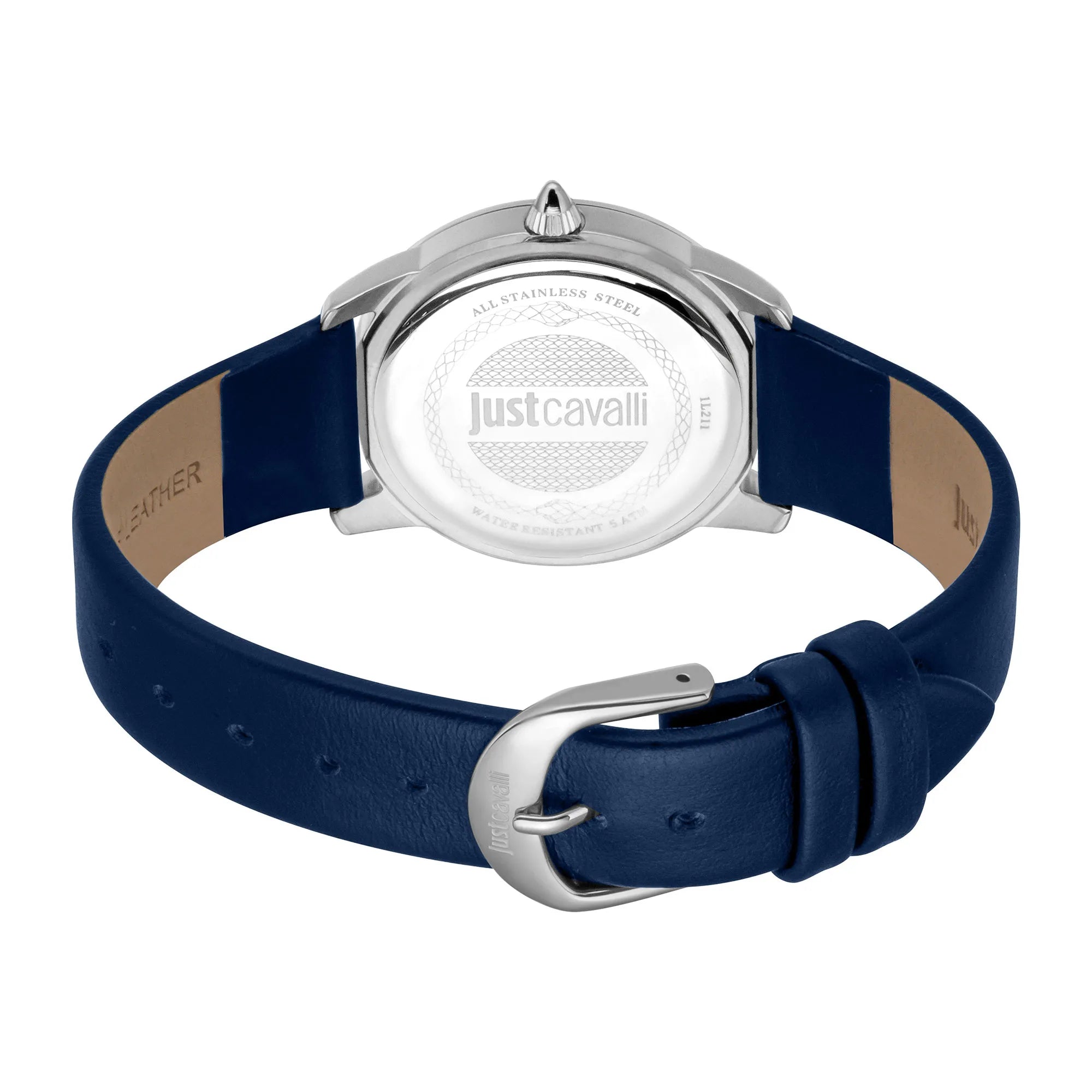 Just Cavalli Glam Creazione Leather Blue