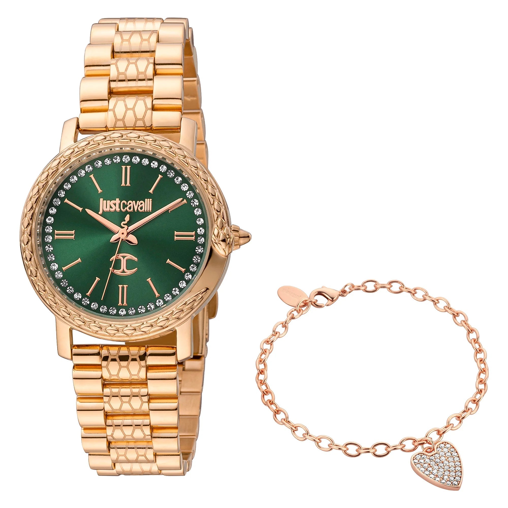 Just Cavalli Donna sempre Rose Gold Green
