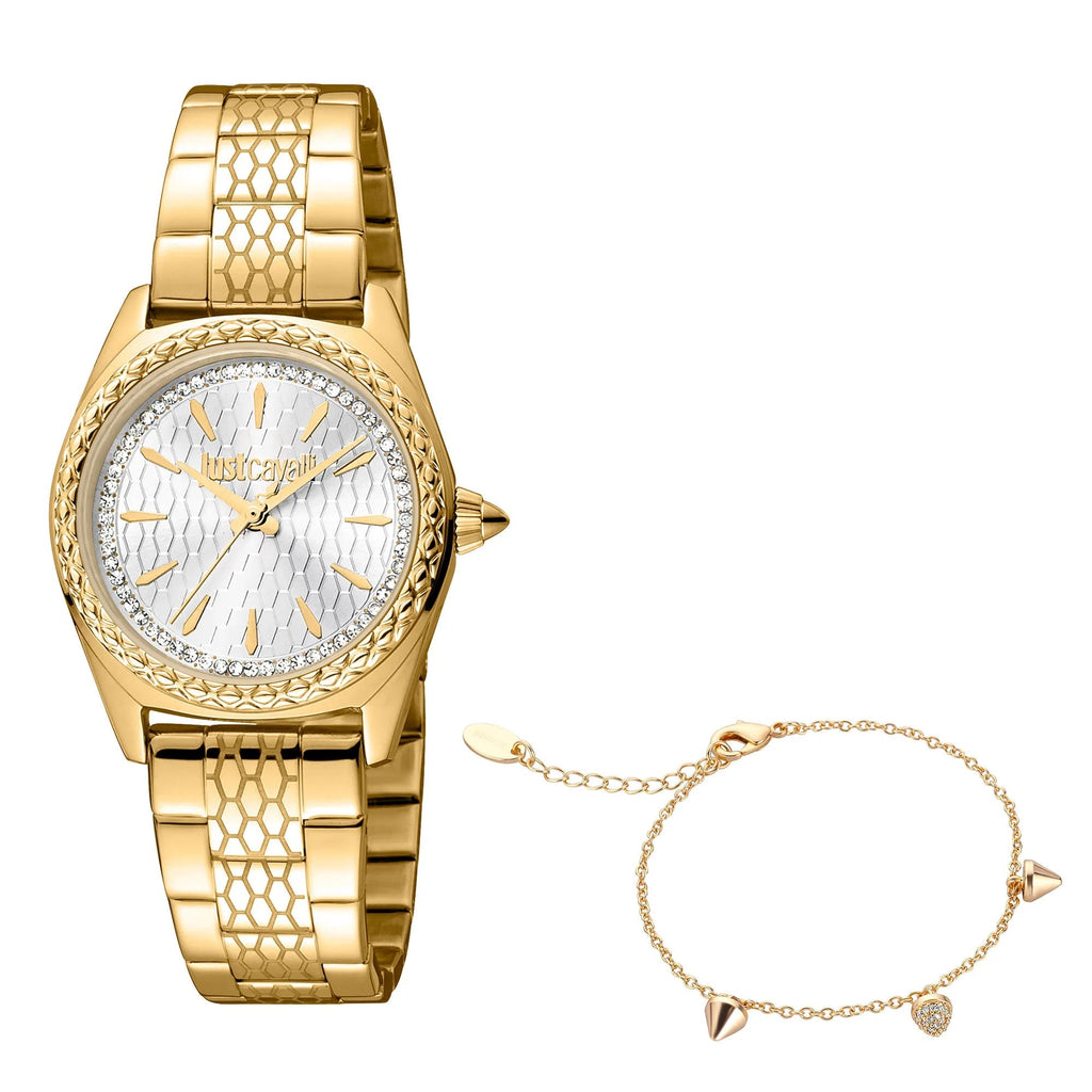 Just Cavalli Fashion Glam Yellow Gold