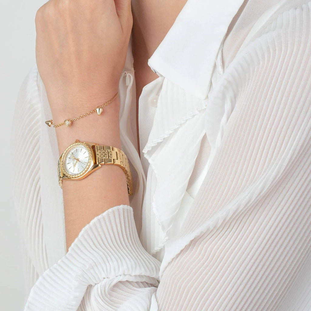 Just Cavalli Fashion Glam Yellow Gold