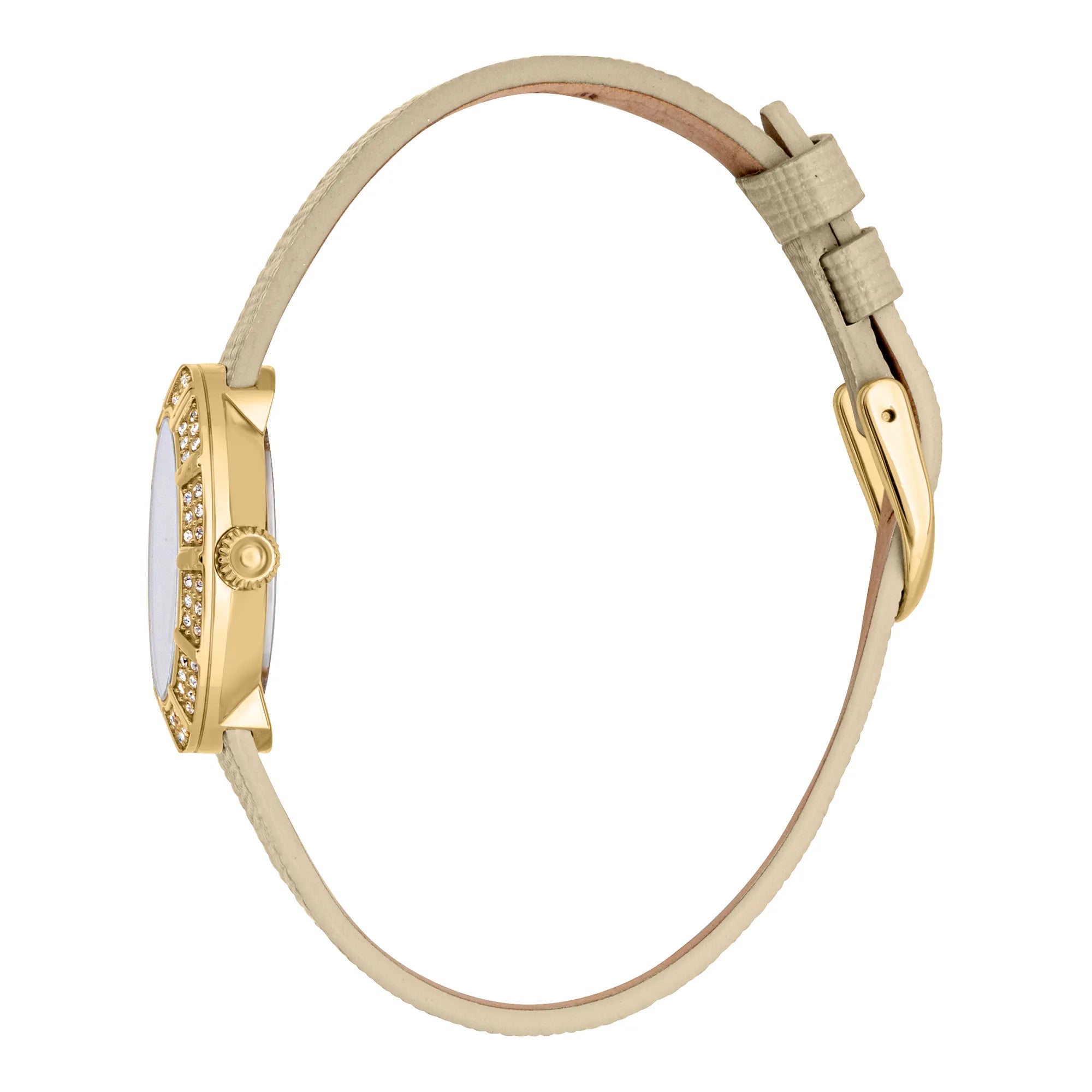 Just Cavalli Eleganza Mini Leather Beige Gold