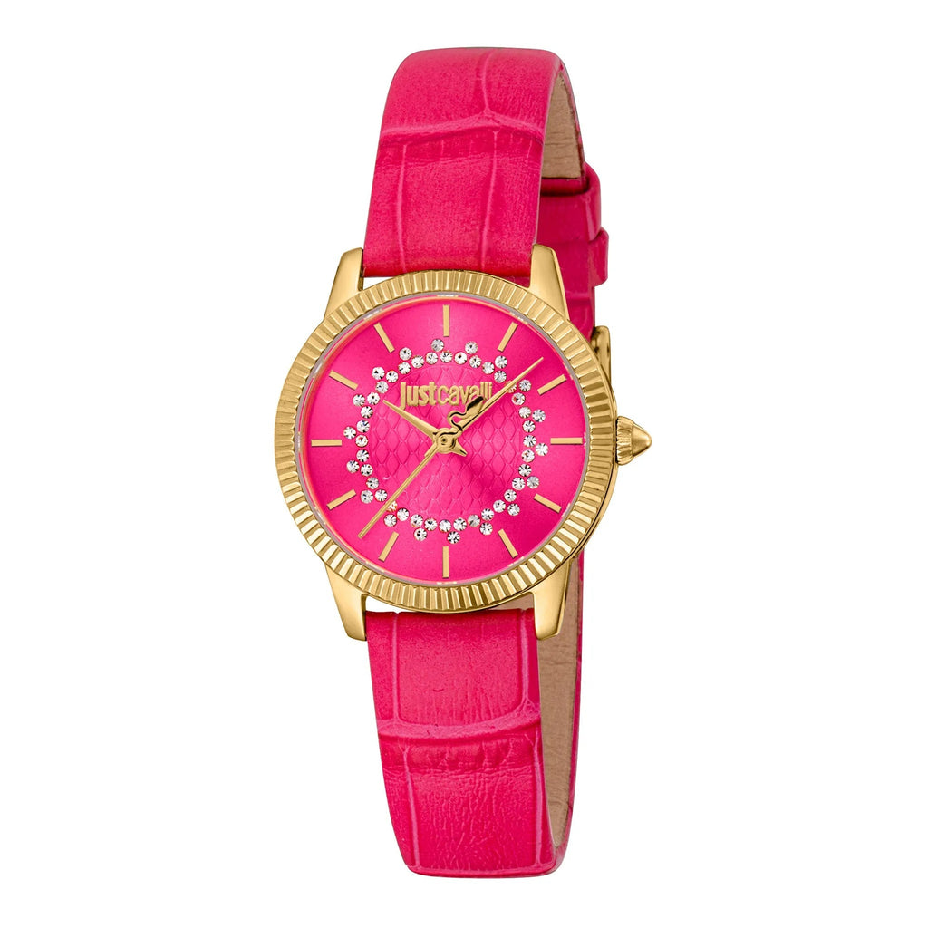 Just Cavalli Daydreamer Leather Pink YG