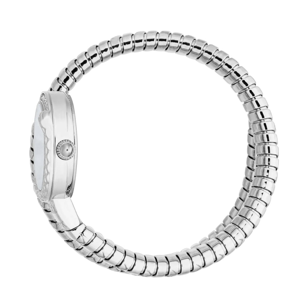 Just Cavalli Cerchio Snake Silver Grey