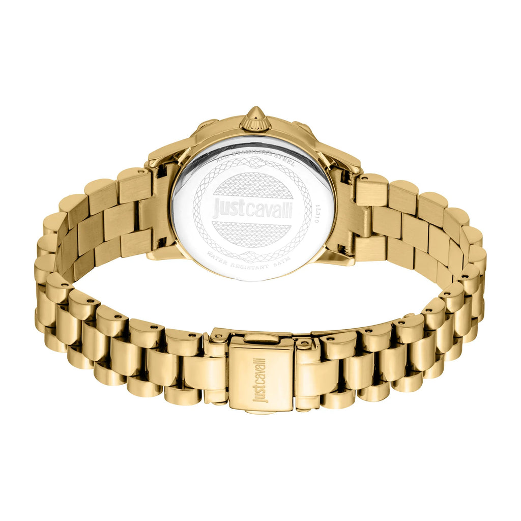 Just Cavalli Fiorenza Snake Yellow Gold MOP
