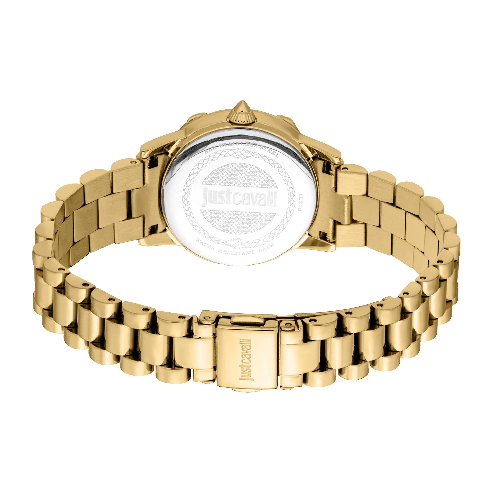 Just Cavalli Fiorenza Snake Yellow Gold MOP