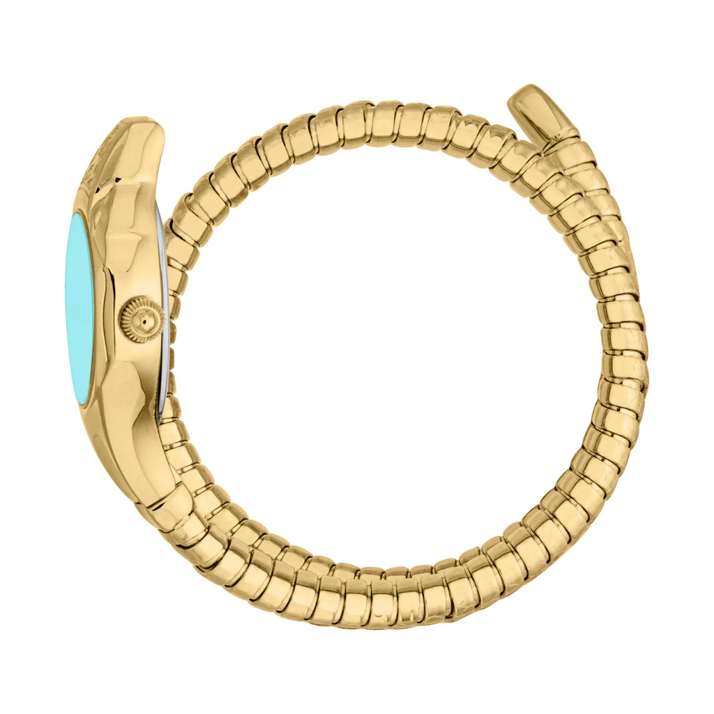 Just Cavalli Fiore Yellow Gold Turquoise