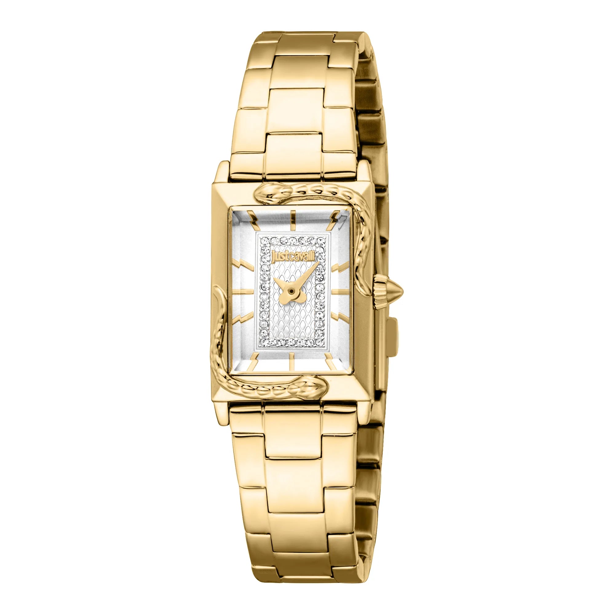 Just Cavalli Dolcezza Snake Yellow Gold Silver