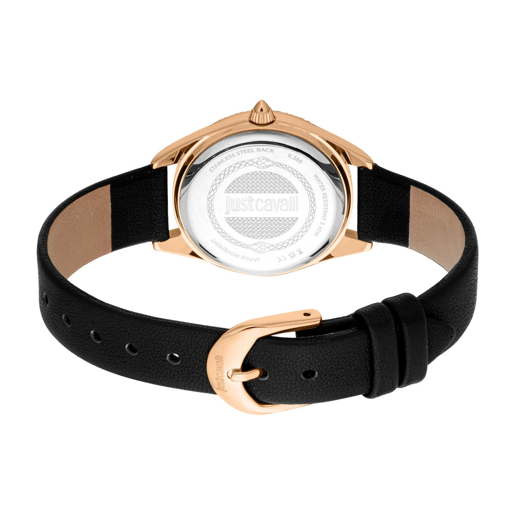Just Cavalli Amabile Leather Black