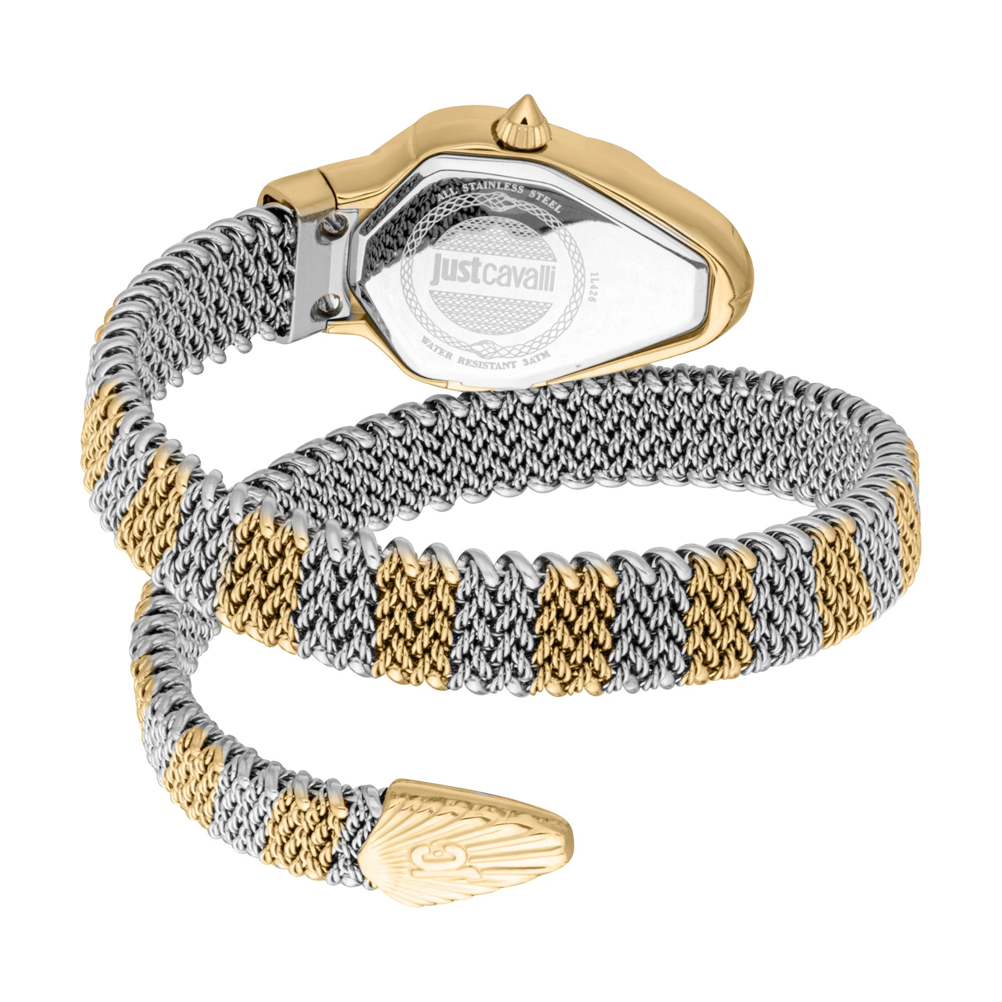 Just Cavalli Fiamma Silver Yellow Gold