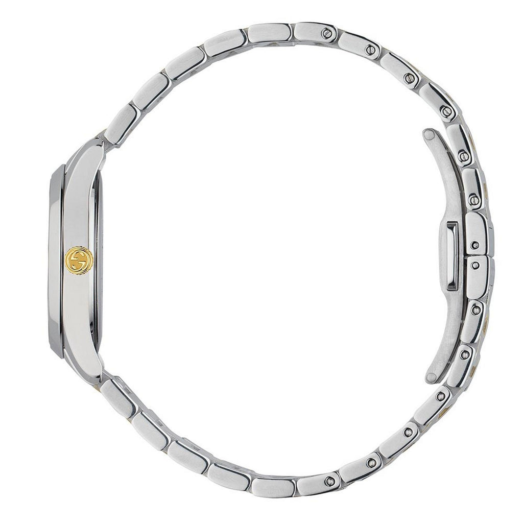 Gucci G Timeless Mystic Cat Steel And Gold Pvd Ladies Watch Ya126596