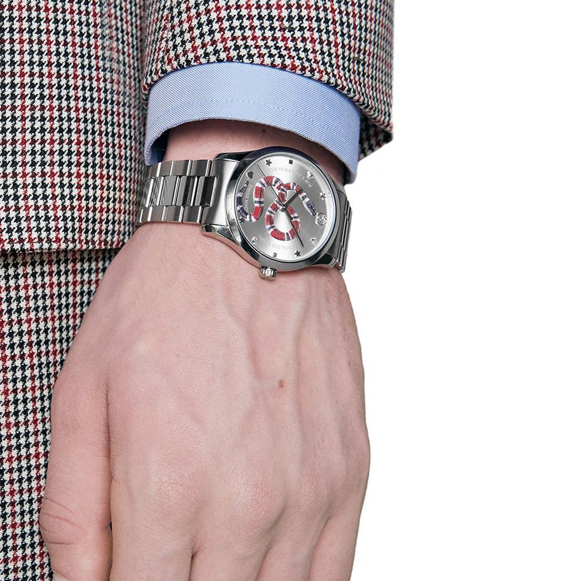 Gucci G Timeless Snake Mens Watch Ya1264076