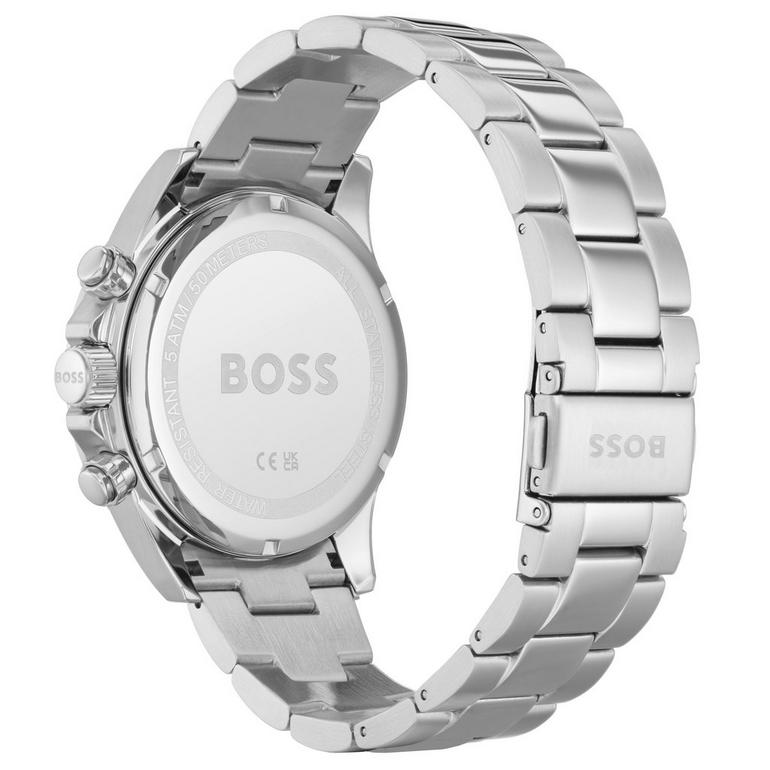 Hugo Boss Mens 1513755 Hero Chronograph Blue Stainless Steel Watch