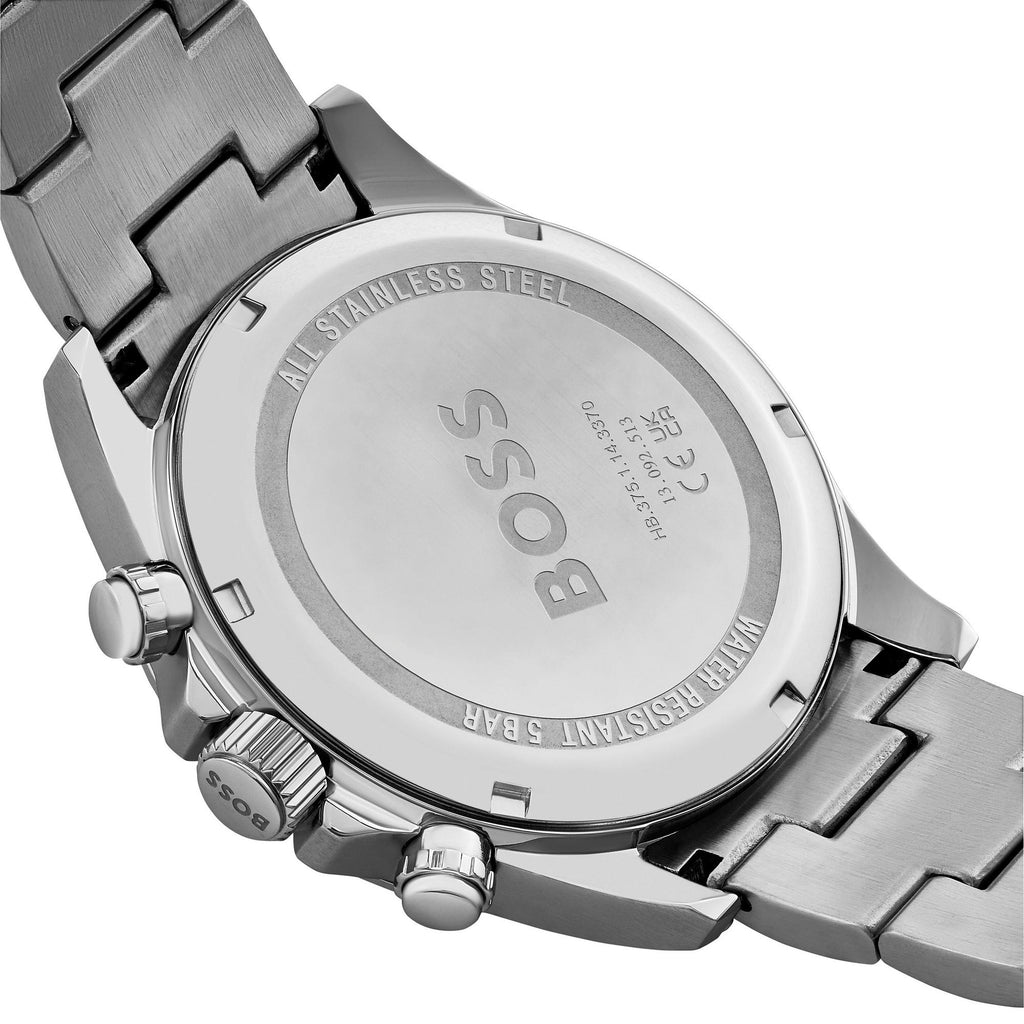 Hugo Boss Mens 1513755 Hero Chronograph Blue Stainless Steel Watch