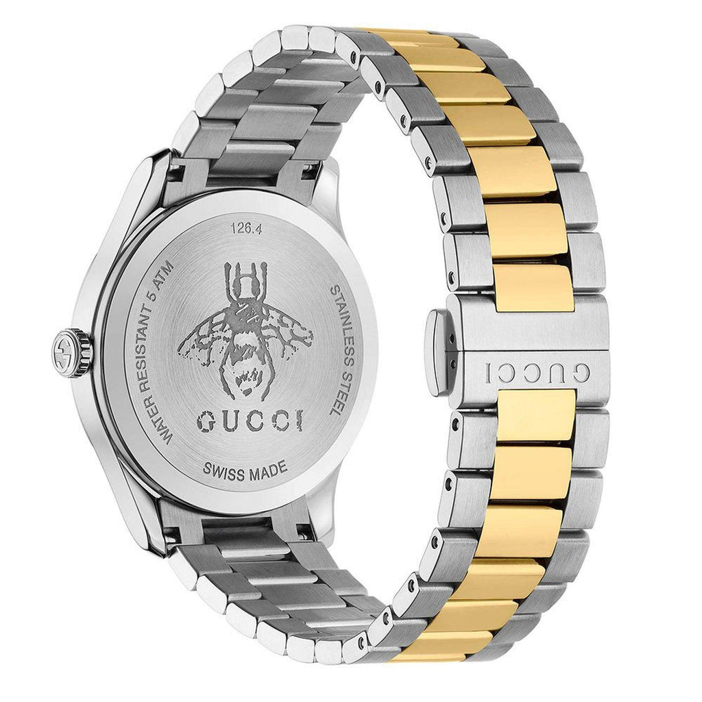 Gucci G Timeless Iconic Steel And Gold Pvd Watch Ya1264131