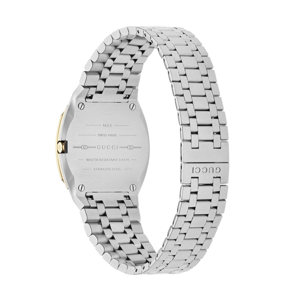 Gucci 25h 18ct Yellow Gold Plated Ladies Watch