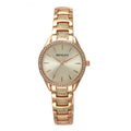 Henley  Ladies Silver Face Sports Dress Bling Silver Dial & RoseGold Bracelet Watch H07317.44