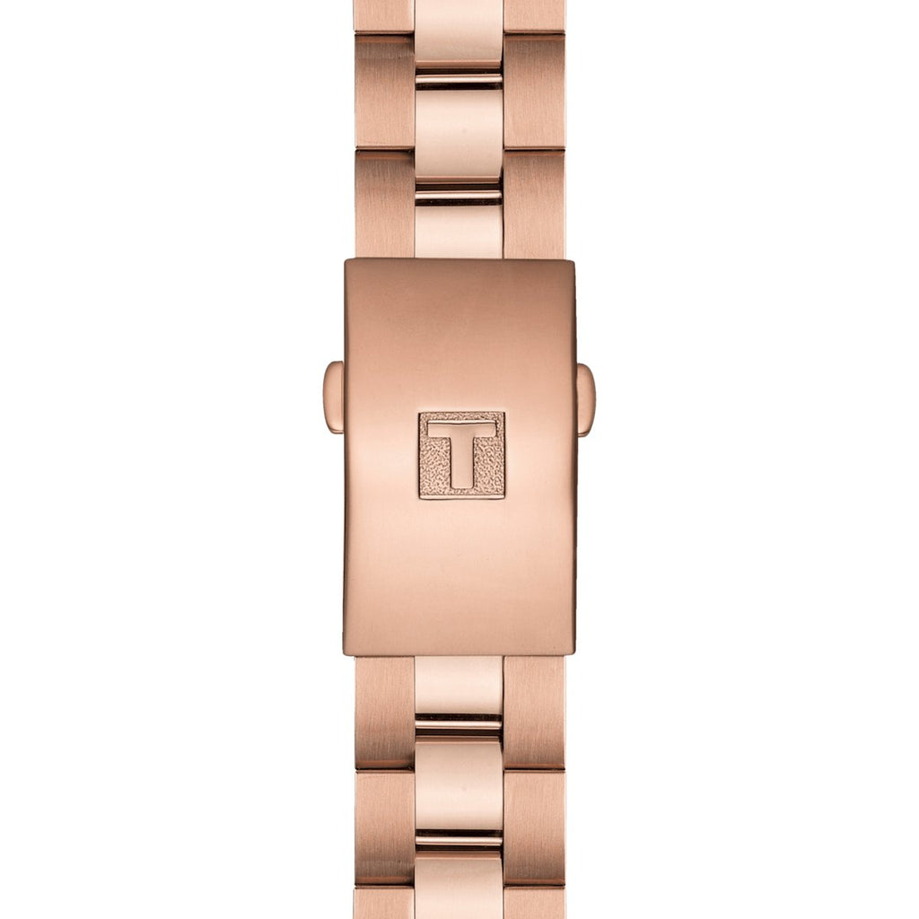 Tissot Ladies Watch Pr 100 Sport Chronograph 36mm White Rose Gold T1019103311600