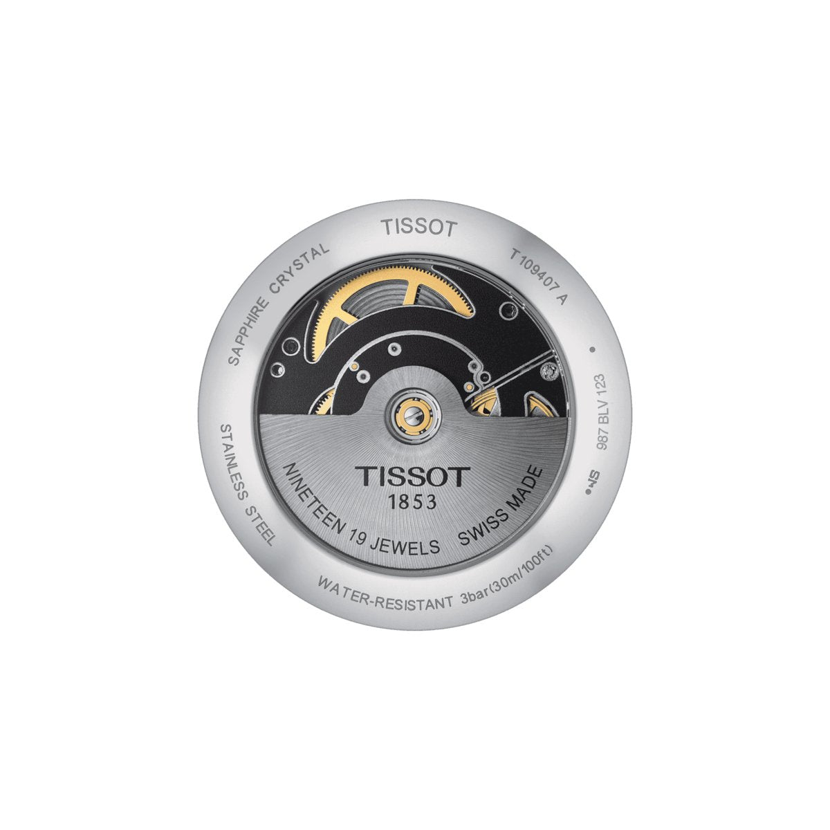 Tissot Mens Watch Everytime Swissmatic 40mm Black T1094071605100