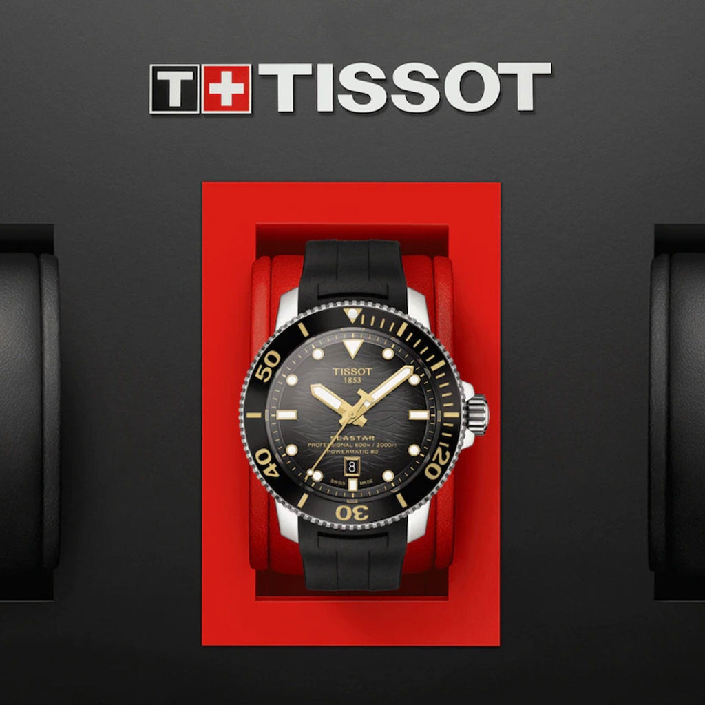 Tissot Seastar 2000 Professional Powermatic 80 Black Rubber T120.607.17.441.01