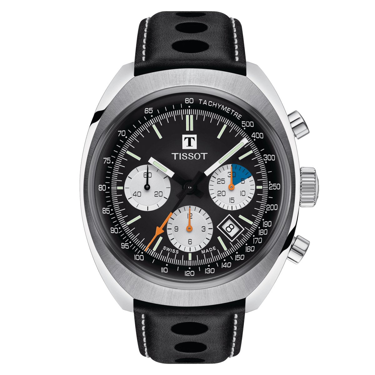 Tissot Mens Watch T Heritage 1973 Chronograph 43mm Black T1244271605100