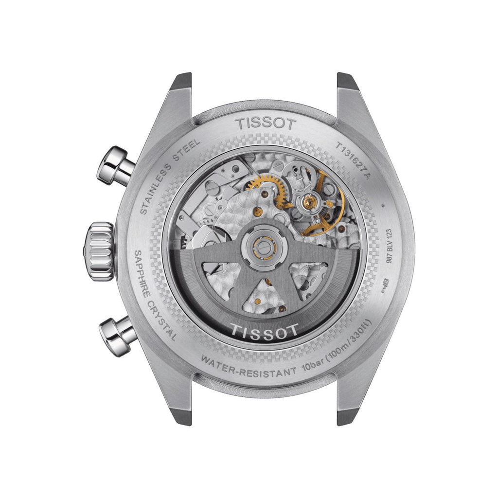 Tissot Mens Watch Prs 516 Automatic Chronograph 45mm Black Steel T1316271604200
