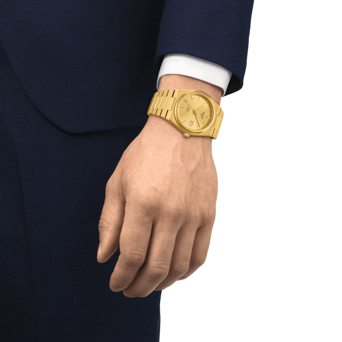Tissot Prx Mens Gold Watch T1374103302100 Copy