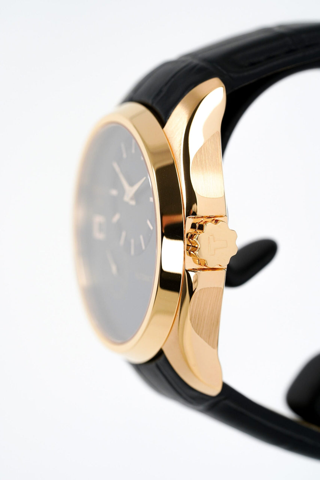 Tissot Mens Couturier Small Second Rose Gold T Classic Automatic Watch Couturier Powermatic 80 Date Purple Rose Gold