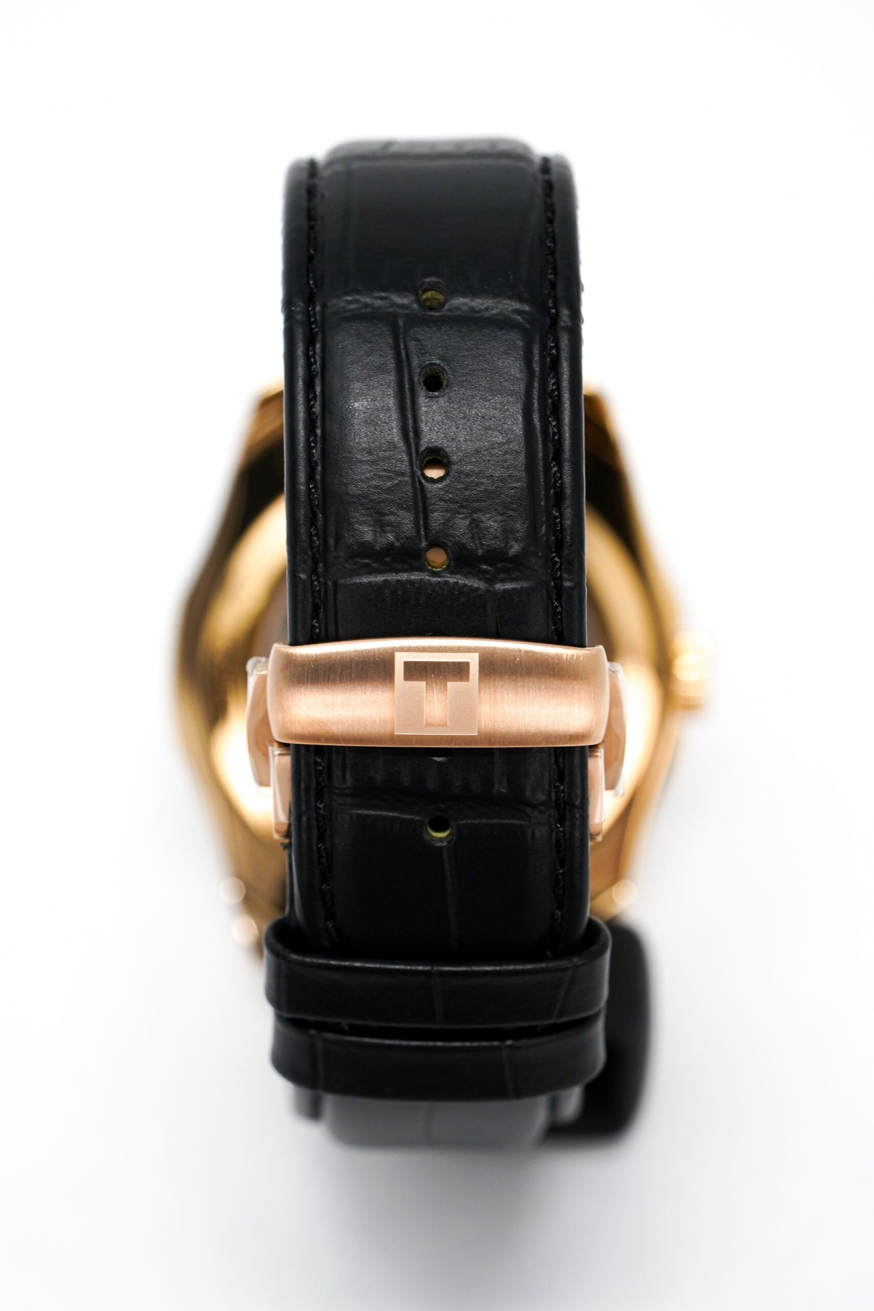 Tissot Mens Couturier Small Second Rose Gold T Classic Automatic Watch Couturier Powermatic 80 Date Purple Rose Gold
